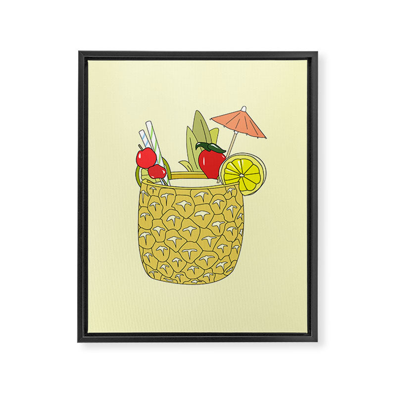 FRUITY DRINK Framed Canvas Print Gallery Image 6
