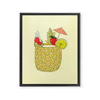 FRUITY DRINK Framed Canvas Print Gallery Image 6