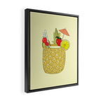 FRUITY DRINK Framed Canvas Print Gallery Image 2