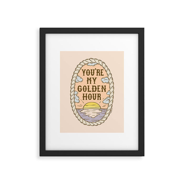 GOLDEN HOUR Framed Art Print Gallery Image 1