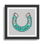 GOOD LUCK Framed Art Print Gallery Image 1