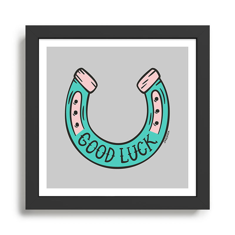 GOOD LUCK Framed Art Print Gallery Image 1