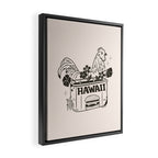 HAWAII (In Cream) Framed Canvas Print Gallery Image 2