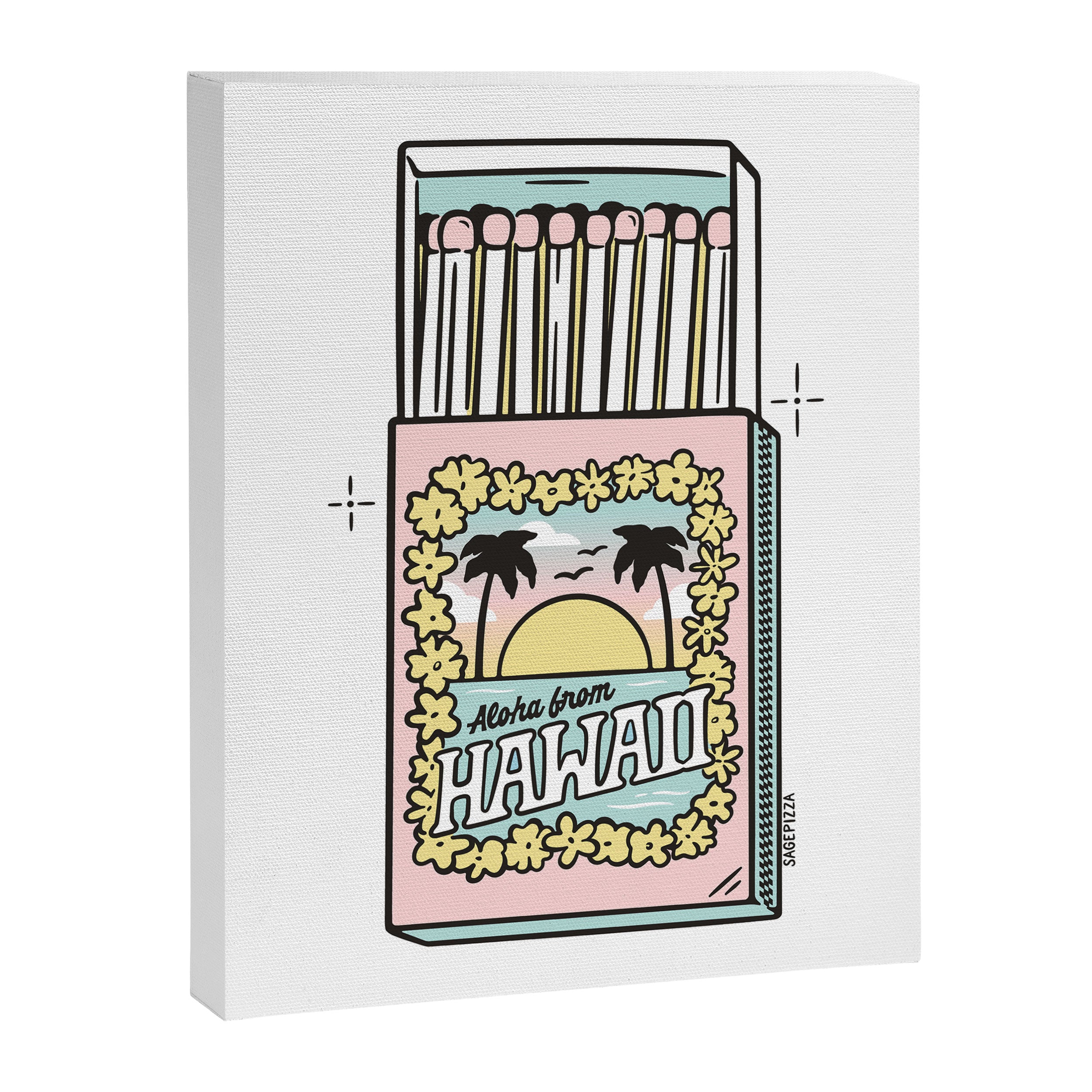 Hawaii Matchbox Canvas Print Gallery Image 6
