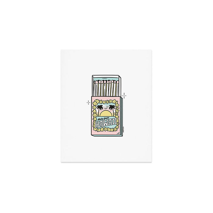 Hawaii Matchbox Art Print Gallery Image 1