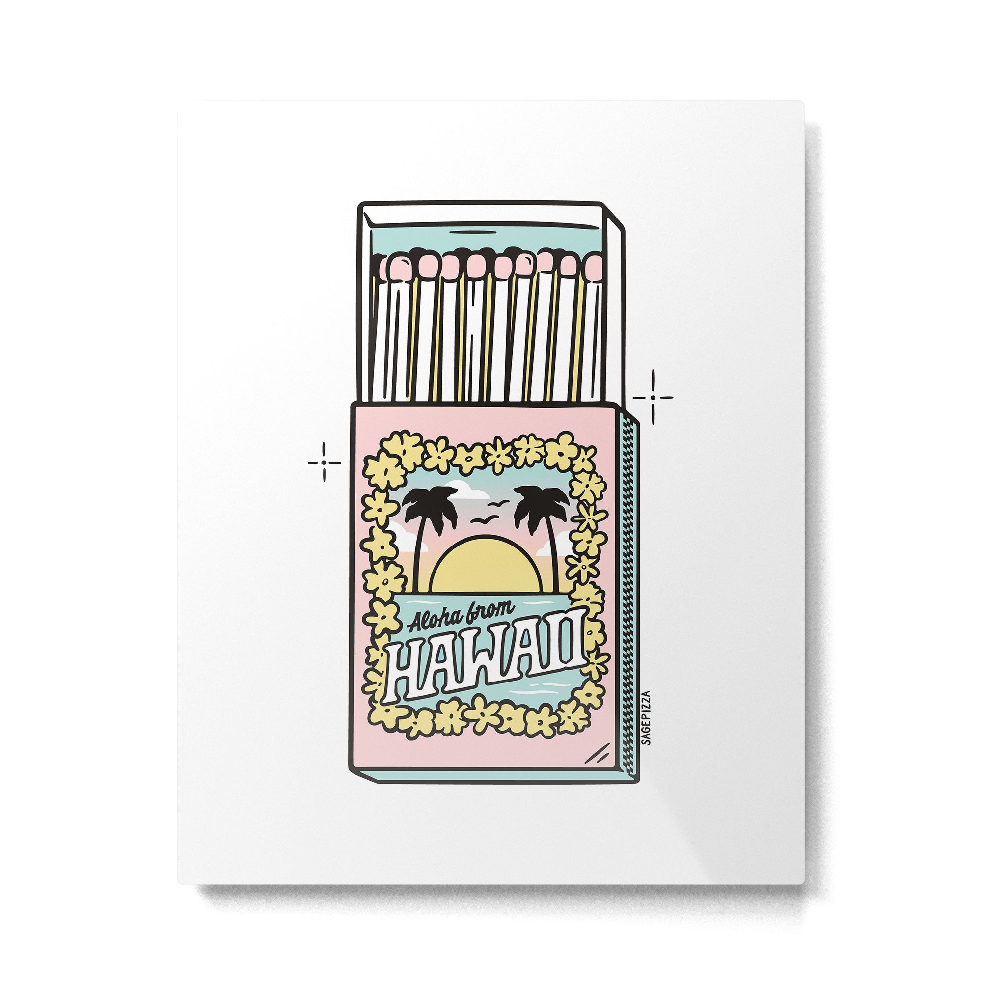 Hawaii Matchbox Metal Print Gallery Image 4