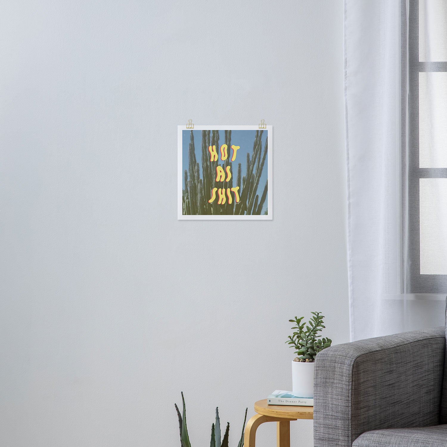HOT AS SHIT Art Print Gallery Image 3