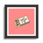 I BURN FOR YOU Framed Art Print Gallery Image 1