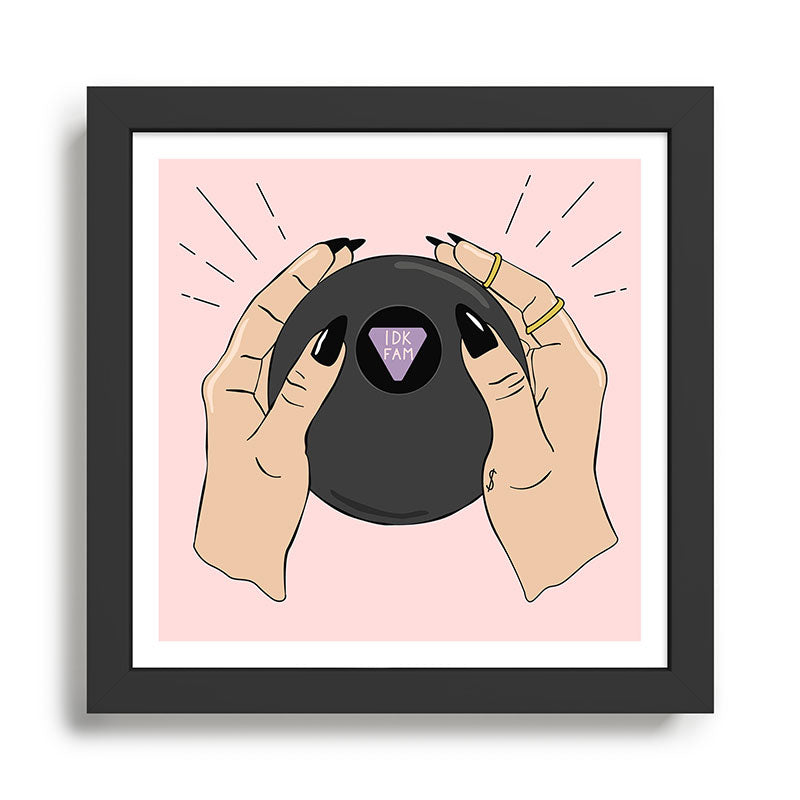 IDK FAM Framed Art Print Gallery Image 1