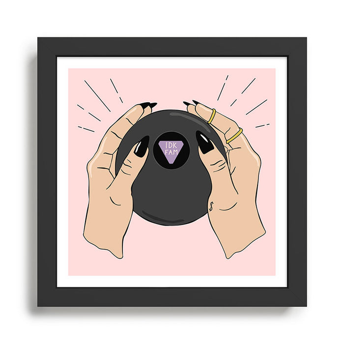IDK FAM Framed Art Print Gallery Image 1
