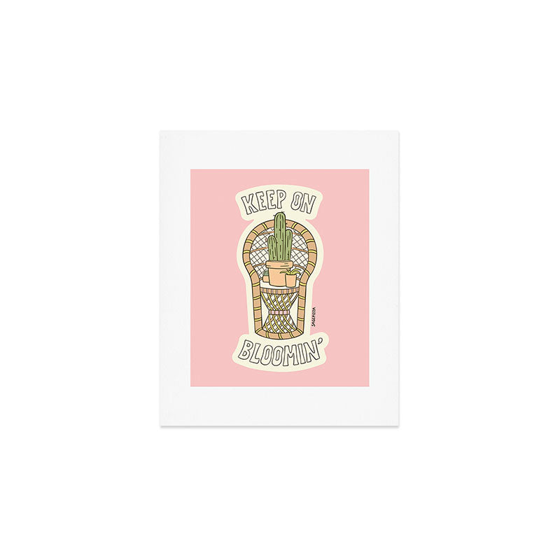 KEEP ON BLOOMIN' Art Print Gallery Image 1