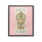 KEEP ON BLOOMIN' Framed Canvas Print Gallery Image 8