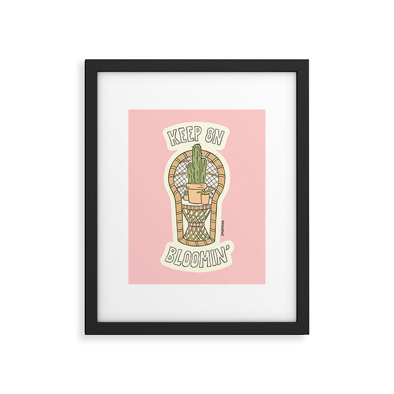 KEEP ON BLOOMIN' Framed Art Print Gallery Image 6