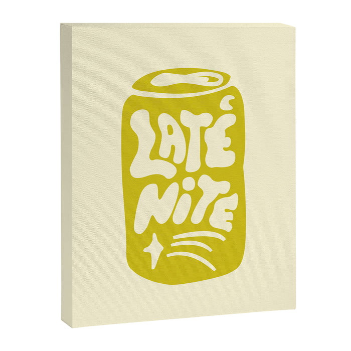 LATE NITE Canvas Print Gallery Image 1