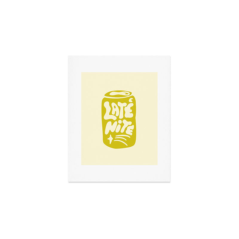 LATE NITE Art Print Gallery Image 1