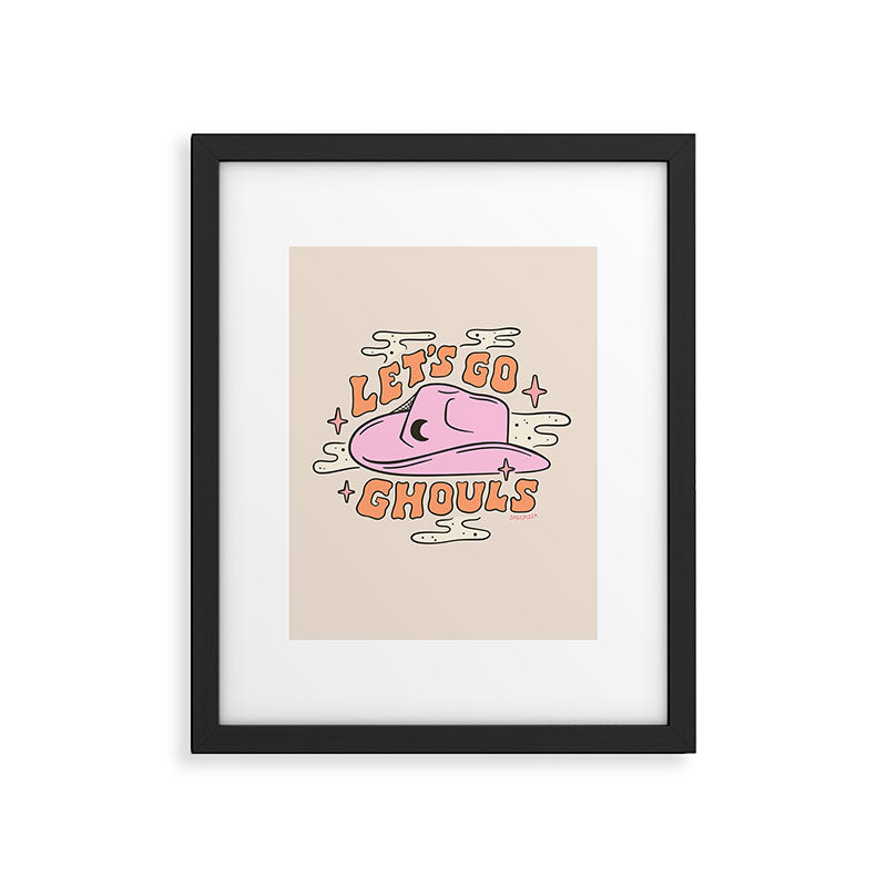 LET'S GO GHOULS Framed Art Print Gallery Image 6