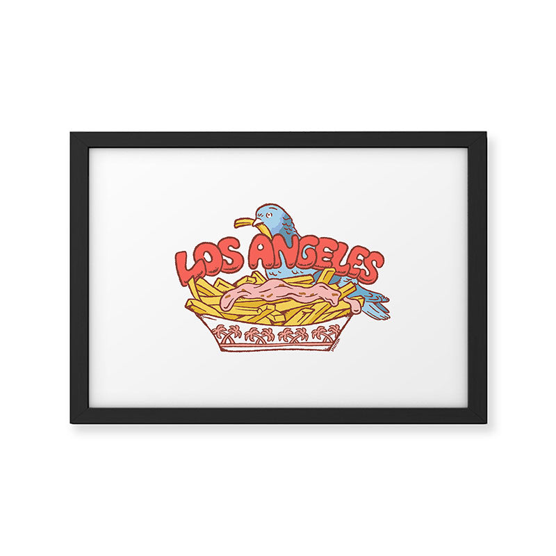 LOS ANGELES Framed Art Print Gallery Image 2