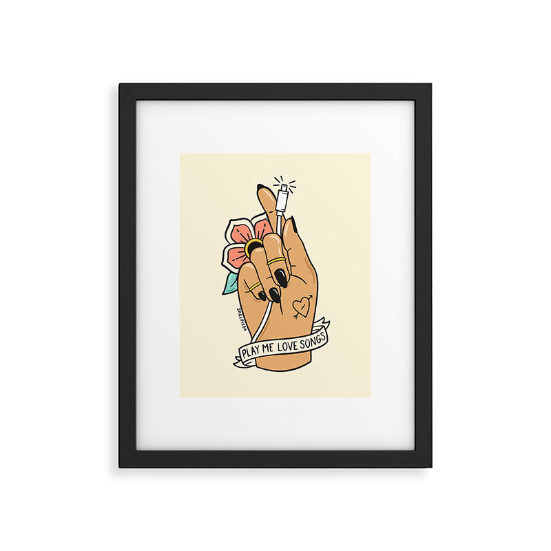 LOVE SONGS (LIGHT) Framed Art Print Gallery Image 5