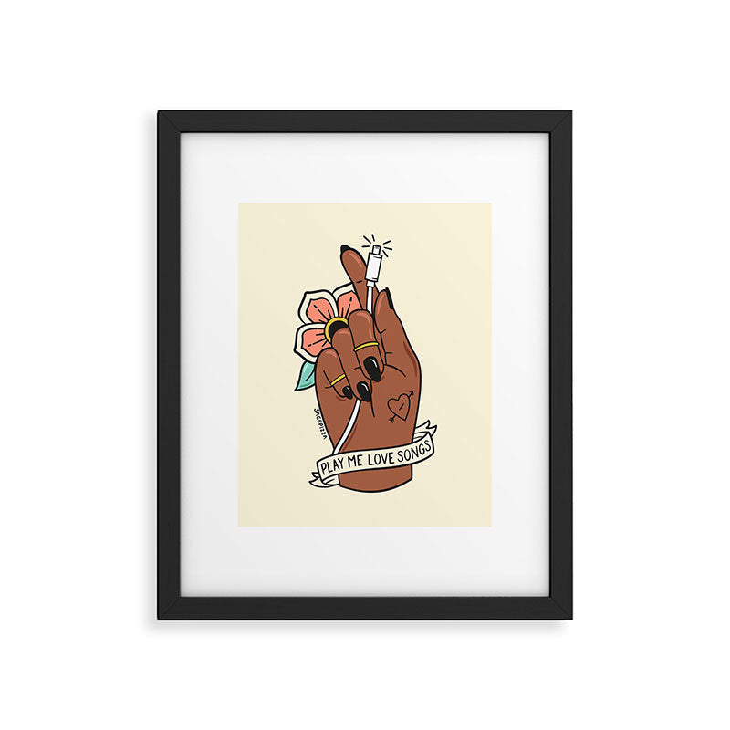 LOVE SONGS Framed Art Print Gallery Image 6