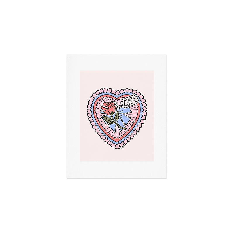 LOVE YOU SO MUCH Art Print Gallery Image 1
