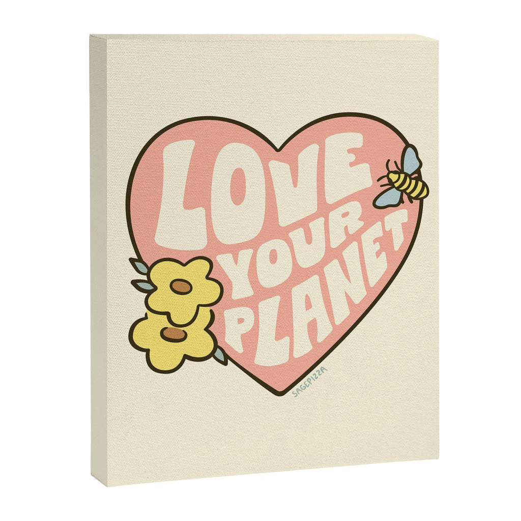 LOVE YOUR PLANET Canvas Print Gallery Image 8