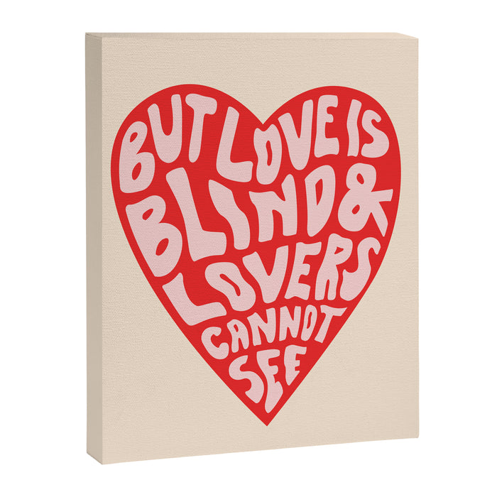 LOVERS CANNOT SEE Canvas Print Gallery Image 1