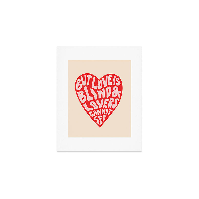 LOVERS CANNOT SEE Art Print Gallery Image 1