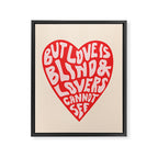 LOVERS CANNOT SEE Framed Canvas Print Gallery Image 6