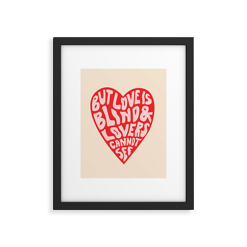 LOVERS CANNOT SEE Framed Art Print Gallery Image 5