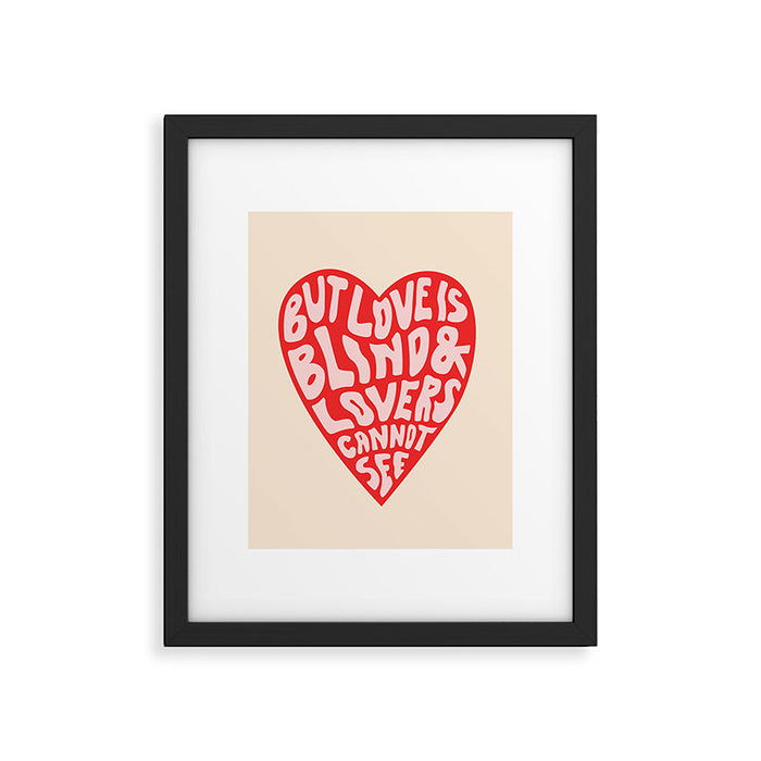 LOVERS CANNOT SEE Framed Art Print Gallery Image 1