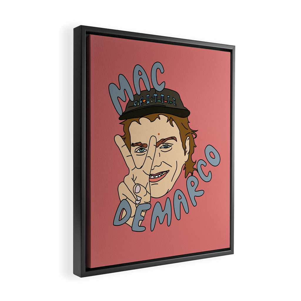 MAC DEMARCO Framed Canvas Print Gallery Image 2