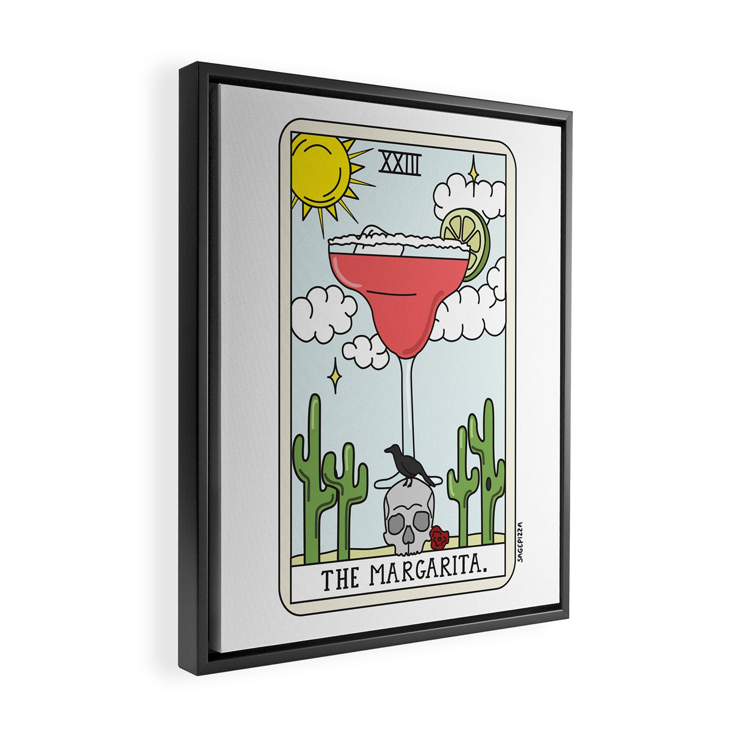 MARGARITA READING Framed Canvas Print Gallery Image 2