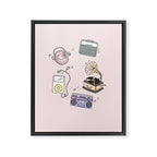 MUSIC PLAYERS Framed Canvas Print Gallery Image 6