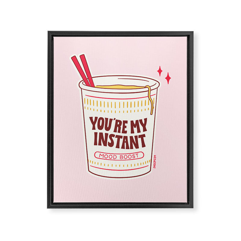 MY INSTANT MOOD BOOST Framed Canvas Print Gallery Image 8
