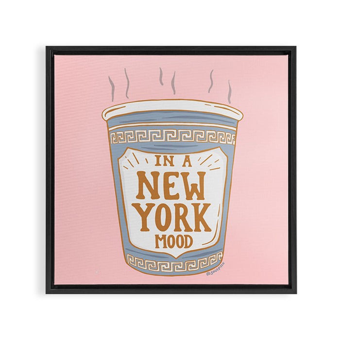NEW YORK MOOD Framed Canvas Print Gallery Image 1