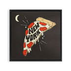 New York Slice Framed Canvas Print Gallery Image 3