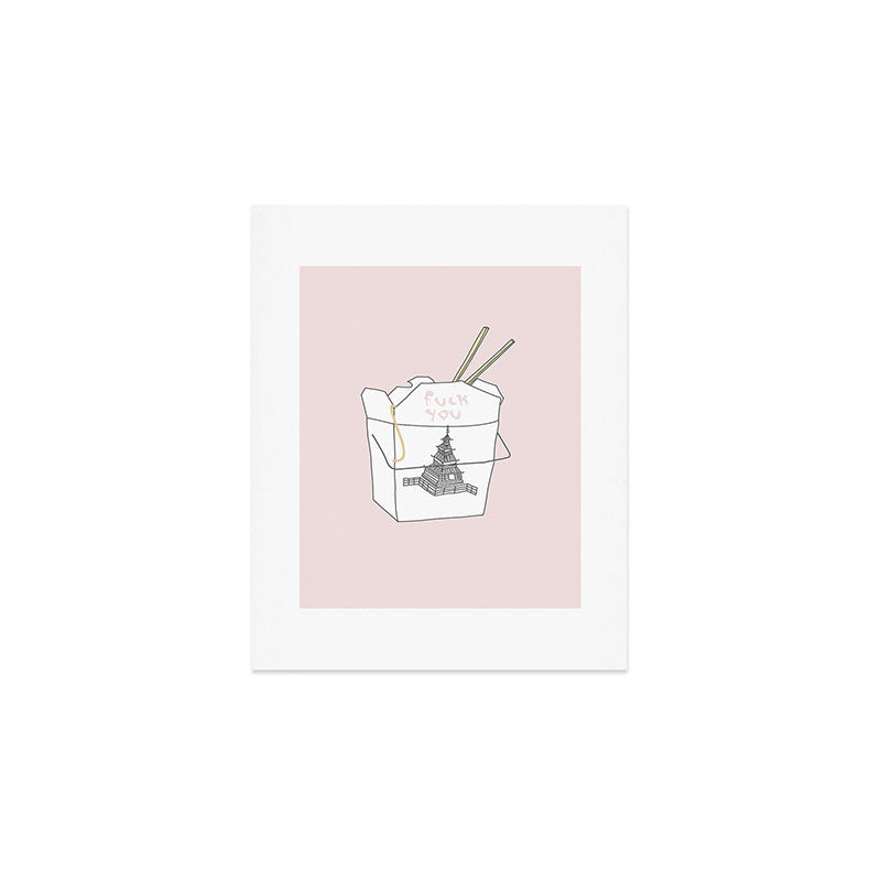 NICE TAKEOUT Art Print Gallery Image 1
