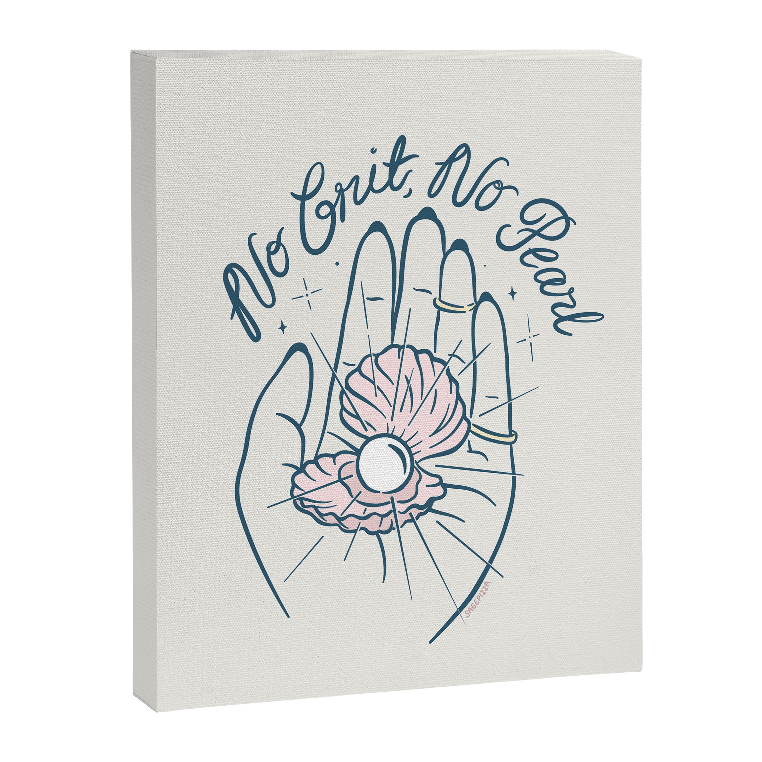 No Grit, No Pearl Canvas Print Gallery Image 6