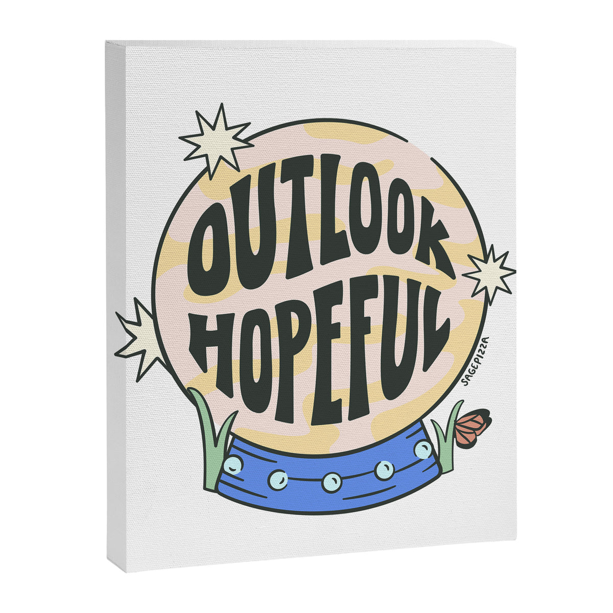 OUTLOOK HOPEFUL Canvas Print Gallery Image 8