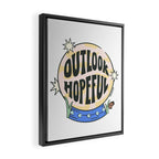 OUTLOOK HOPEFUL Framed Canvas Print Gallery Image 2