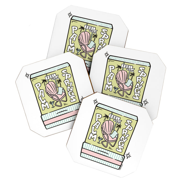 Palm Springs Matchbook Coaster Gallery Image 1