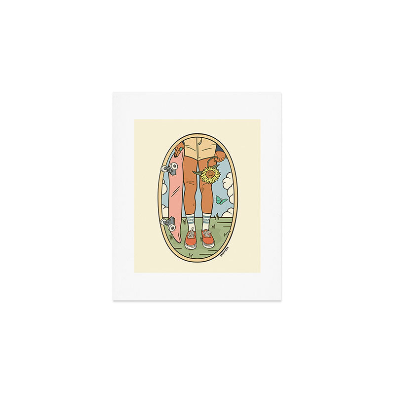 PICKIN SUNFLOWERS Art Print Gallery Image 1