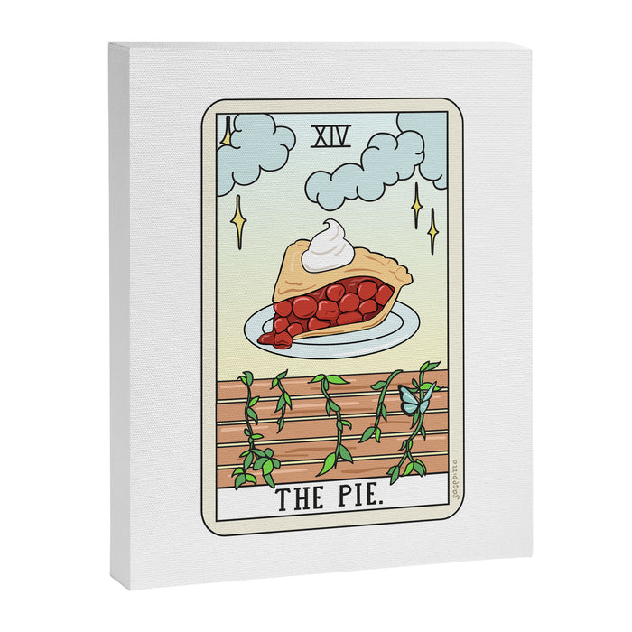 PIE READING Canvas Print Gallery Image 1