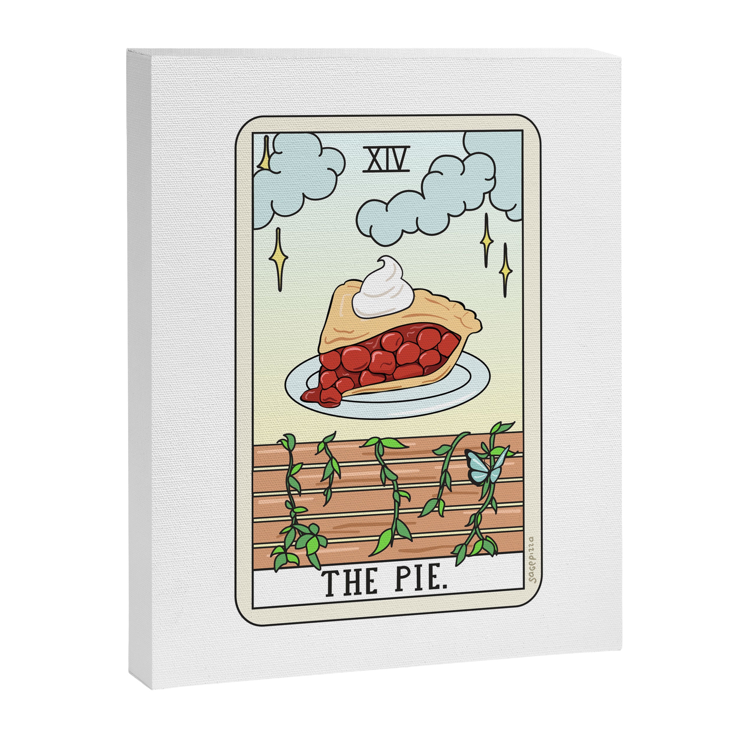 PIE READING Canvas Print Gallery Image 6