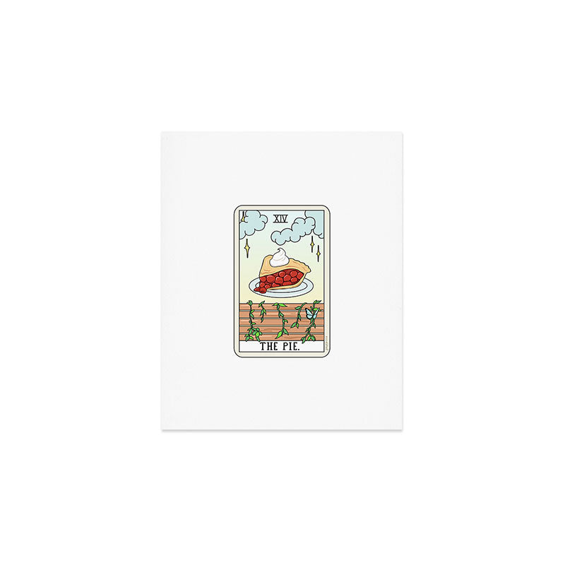 PIE READING Art Print Gallery Image 1