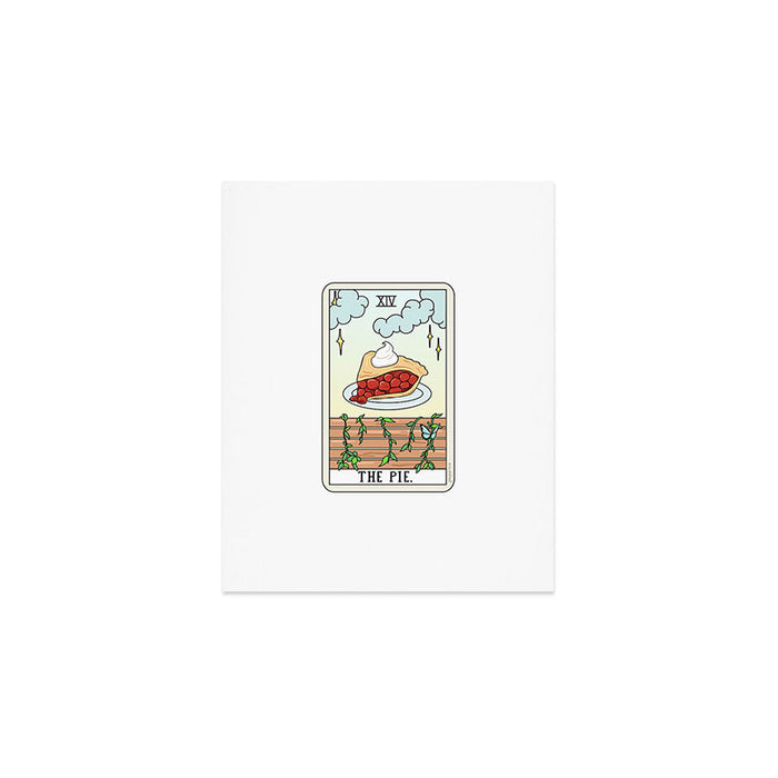 PIE READING Art Print Gallery Image 1
