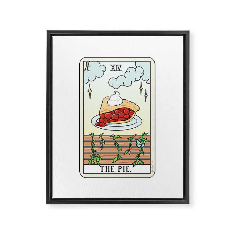 PIE READING Framed Canvas Print Gallery Image 6