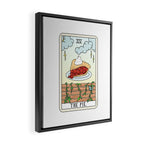 PIE READING Framed Canvas Print Gallery Image 2