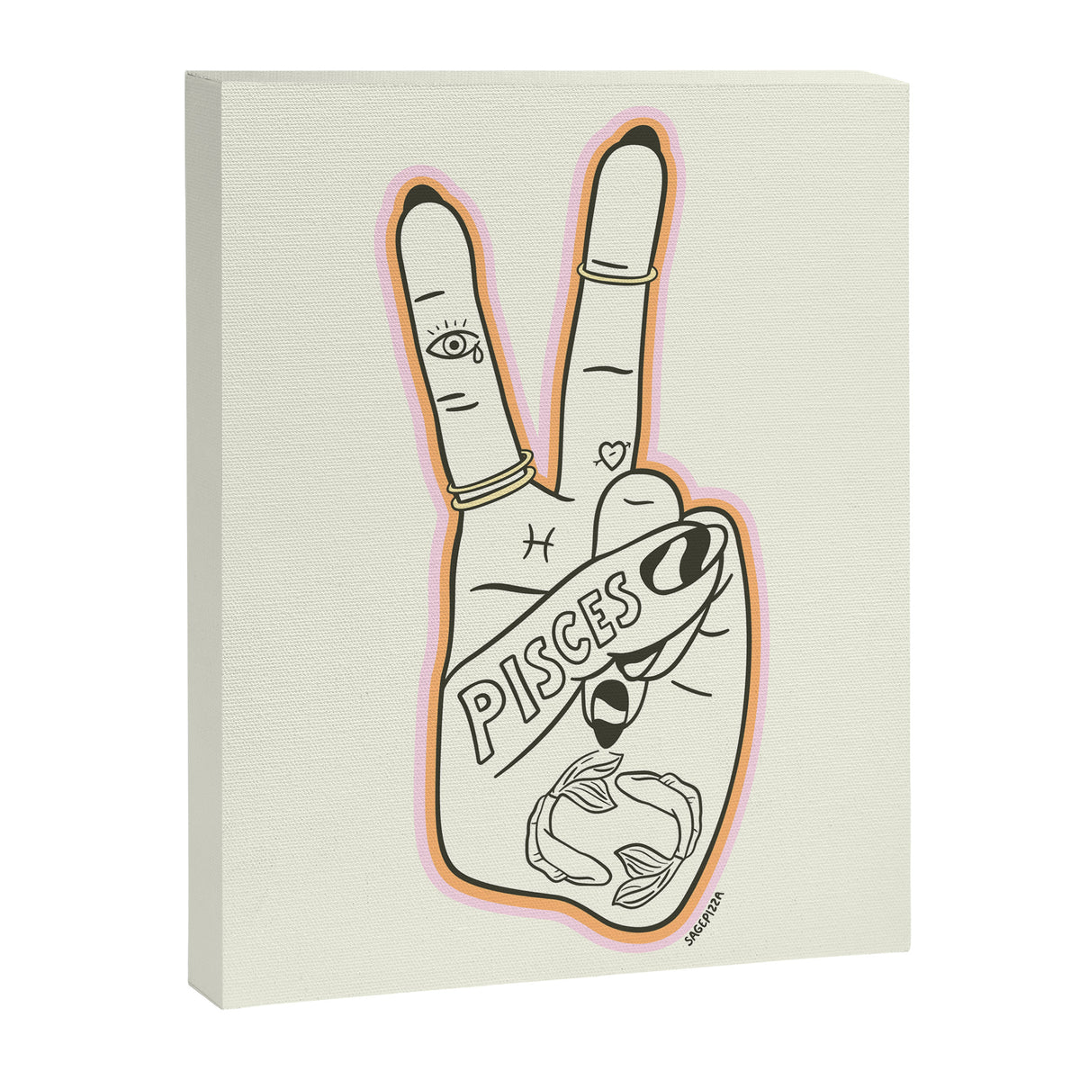 PISCES Canvas Print Gallery Image 6