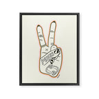 PISCES Framed Canvas Print Gallery Image 6